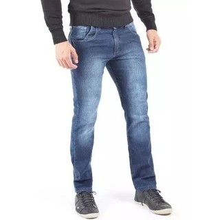 Calça Jeans Masculina Elastano Com Estilo Desconto (1)