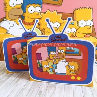 Caixa Personalizada Lembrancinha Simpsons Festa