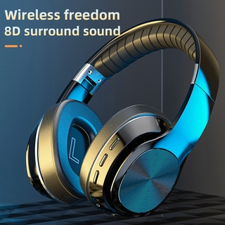 VJ320 HiFi Headphones Wireless Bluetooth 5.0 Foldable Support TF Card/FM Radio/Bluetooth Stereo Headset With Mic Bass