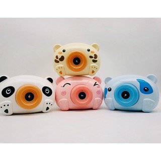 Lançador Bolhas de Sabão Automático Animal Câmera Infantil LED Musical (1)