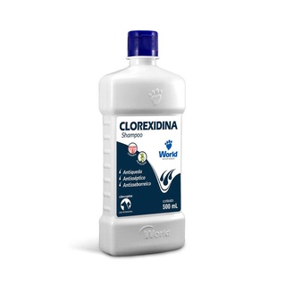 Shampoo Clorexidina Dug's World para Cães e Gatos 500mL
