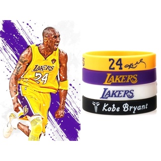 Pulseira Oficial Kobe Bryant Los Angeles Lakers Basquete Silicone