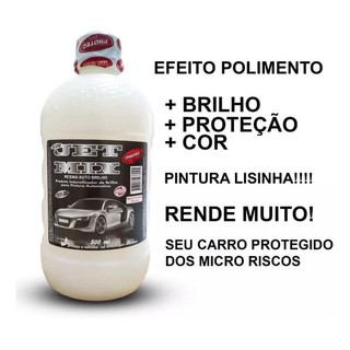 Cera Liquida Automotiva Jet Mix Carnaúba Restauração Qualidade Protec 500ml