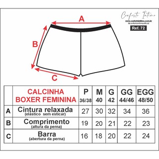 Kit 6 Calcinha Box Boxer Feminina Cotton Algodão Sortidas Lisas e Estampadas (2)