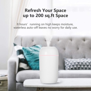 420ml USB Silent Air Humidifier Soft Night Light Aroma Diffuser for Car Home (6)