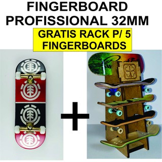 Fingerboard Profissional Raro 32mm Element + Rack De Brinde