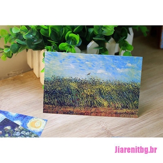 Jia 30 Folhas / Lote Pinturas Postal Vintage Van Gogh Van Gogh Cartão Postal (9)