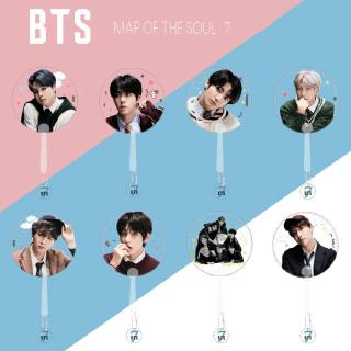 Leque De Mão Kpop BTS MAP OF THE SOUL 7 Transparente V JIMIN PVC