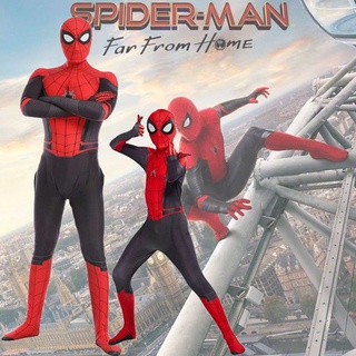 Fantasia Homem Aranha Peter Parker Adulto Crianças Spider Man Longe De Casa Fantasia Homem Aranha Cosplay (2)