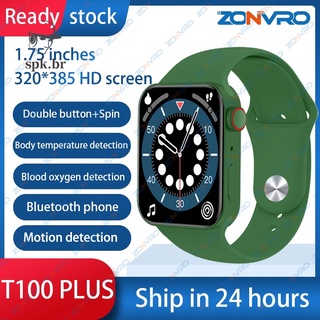 Novatop Série 7 T100 Plus Smartwatch Homens Mulheres Relógio Inteligente Monitor De Freqüência Cardíaca Whatsapp Lembrete Mensagem Esportes Atividade Tacker Para Ios Android (1)