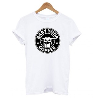 Camiseta T-shirt Baby Yoda Coffee