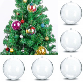 10X Bola Clara Bauble Esfera Preenchível Decoração De árvore De Natal Decorações De Natal (2)