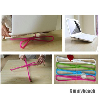 [Sunnybeach] 1pc Portátil De Plástico Simples Suporte De Base De Suporte De Resfriamento Para Laptop Notebook (1)