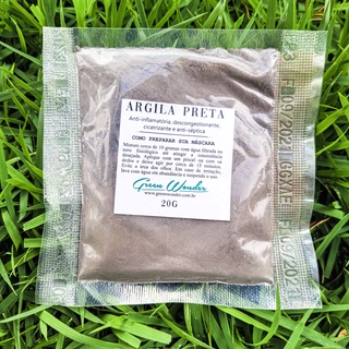 Argila para skin care Green Wonder - mini kit com 9 pacotes de 20 gramas, um de cada cor. (4)