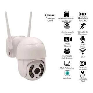 Camera Segurança Smart Ip Wifi Icsee Mini Dome Full Hd (7)