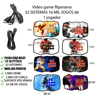 Super Video game fliperama 25 mil jogos 1 player (3)