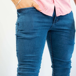 Calça Jeans Masculina Skinny Com Elastico Clara