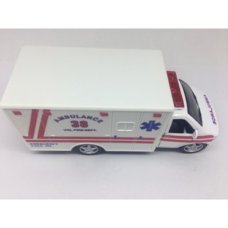 Miniatura Ambulância Emergency 911 Branca (3)