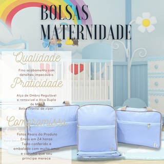 Bolsa Maternidade + Mochila kit com 3 Peças