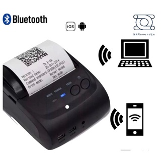 Mini impressora térmica Bluetooth portátil-58mm Android+IOS-Pc USB