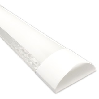 Luminária Linear Led 20w Slim Com Calha De Teto 60cm Cor Branco Frio 6.500K/Neutro 4.000K Bivolt