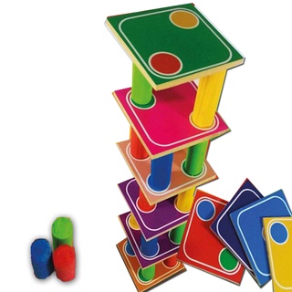 Torre Inteligente Jogo Educativo Brinquedo Pedagógico de Empilhar (3)