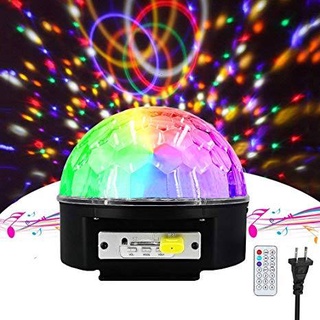 Bola Maluca Bluetooth Led Rgb Mp3 Projetor Holográfico Magic Ball Light 24w Dmx 8chN YB-M3