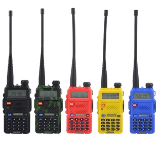 walkie talkie Rádio dualband uv-5r/UHF 136-174MHz & 400-520MHz FM Portátil Transceptor Com Fone De Ouvido