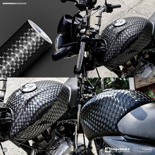 Adesivo Envelopamento Automotivo, Moto, Retrovisor e Soleira Fibra De Carbono 3d Pixel1m x 70 cm