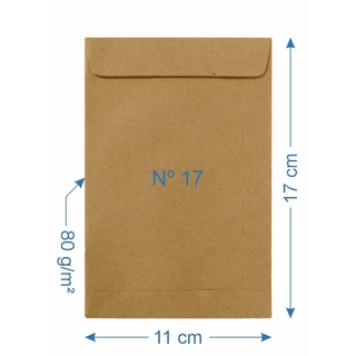 250 Envelope Papel 11x17cm