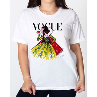 Camiseta Vogue princesa branca de neve / Disney / Princesas / Vogue / Branca de neve