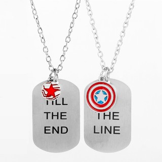 Vingadores Capitão América 2 Escudo + Colar De A Vel Em O Inoxid Da Linha