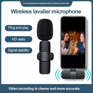 JTKE Vlog Microfone De Lapela Sem Fio Gravação De Áudio Jogos Ao Vivo Do Telefone Móvel De Ensino