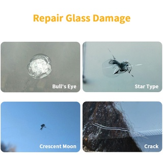 Kit Reparo Reparador de Vidros Resina Trincado Para-brisa Para Brisa Parabrisa (6)