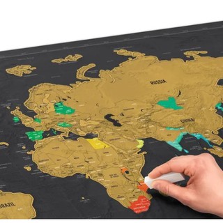 Scratch Map Raspadinha Raspe Os Lugares Visitados Mapa Mundi