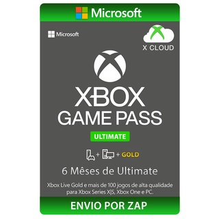 Xbox Game Pass Ultimate 6 Mêses 25 Dígitos Xbox One Promoção.