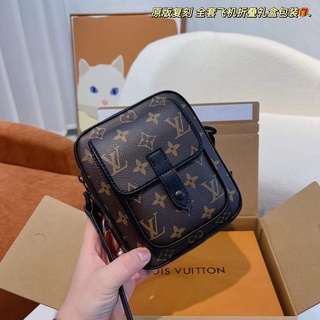 (Com Caixa) Mini Bolsa De Ombro Masculina Louis Vuitton