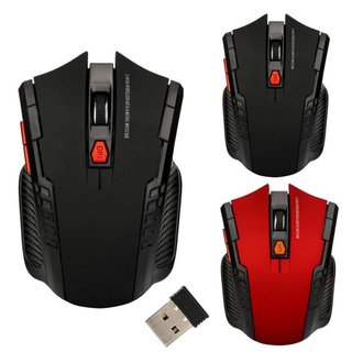 Mouse gamer sem fio de 2,4 GHz, com receptor USB, 1600DPI para computador, PC e laptop (1)