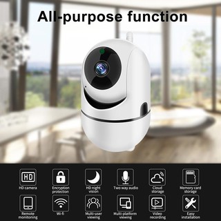 Câmera de Segurança IP Sem Fio CCTV HD com Visão Noturna/WiFi (5)