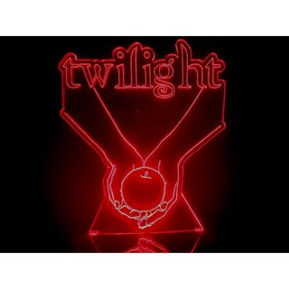 Luminária Led 3d Saga Crepúsculo Bella Edward Twilight