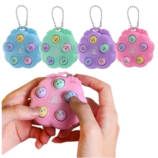 Chaveiro Brinquedos Interativos Whack A-gopher Jogo Fidget-cube Tik Tok Anti Stress - cor sortido