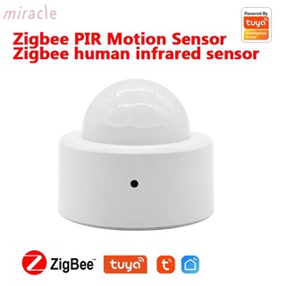 Em Estoque tuya Zigbee 3.0 Corpo Humano Sensor De Movimento Do Sem Fio Inteligente mini PIR Motion Uso Com Gateway