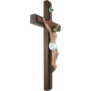 Estatueta Jesus Crucificado 29 Cm - Crucifixo de parede - Jesus - Inri