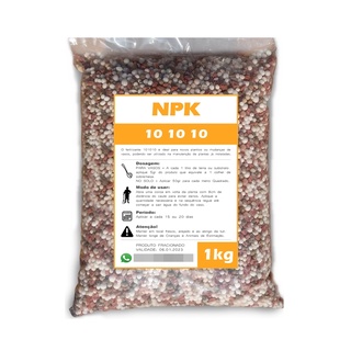 Kit Fertilizante Npk 10 10 10 + 04 14 08 - 1kg cada (2)
