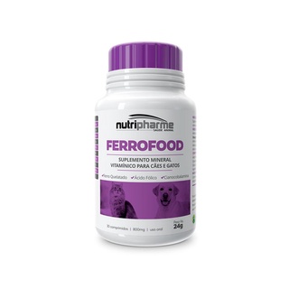 Ferrofood 800mg 30 Comprimidos - Nutripharme