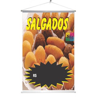 Banner 40x60 Salgados n22