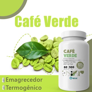 Café Verde 60 Caps 500mg- Termogênico Emagrecedor