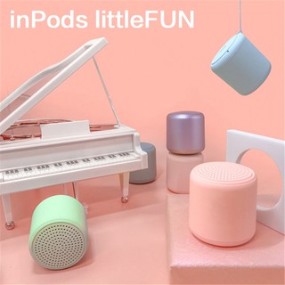 Mini Caixa De Som Inpods Little Fun Macaron TWS Wireless speaker V5.0