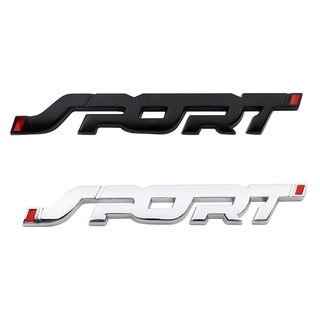 ✿ Chrome Metal Logotipo Do Esporte Do Carro Emblema Premium 3D Auto Emblema Adesivo De Corrida Turbo Poder Decalque (1)