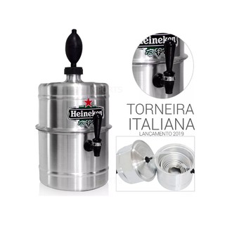 Chopeira Portátil 5,1 L Cerveja Gelada- HNKN Alumínio -Torneira Italiana (1)
